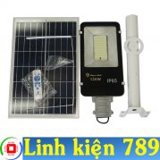 Đèn LED năng lượng mặt trời bàn chải LED bàn chải 120W